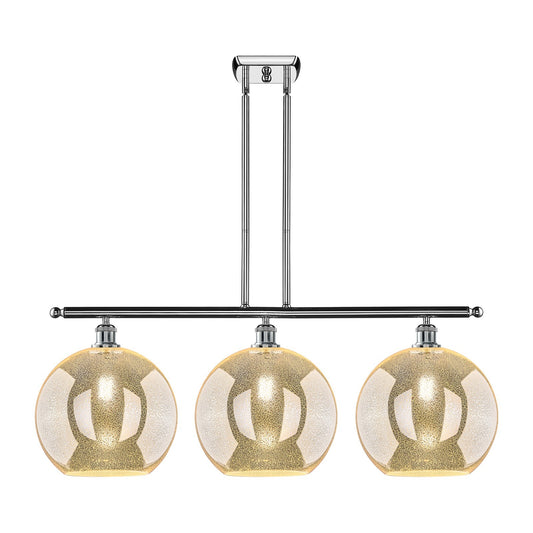 Innovations Athens 3Lt 38.25" Island Lt, Polished Chrome