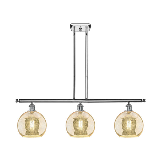 Innovations Athens 3Lt 36" Island Lt, Polished Chrome