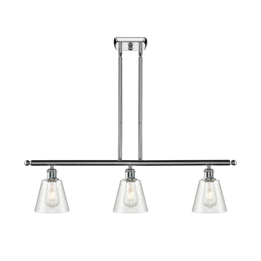 Innovations Caton 3Lt 36" Island Lt, Polished, Polished Chrome