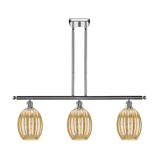 Innovations Preston Bulb 3Lt 36" Island, Polished Chrome
