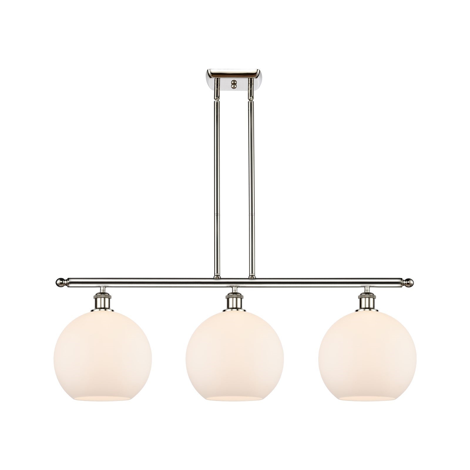 Innovations Athens 3Lt 36.5" Island Lt, Polished Nickel