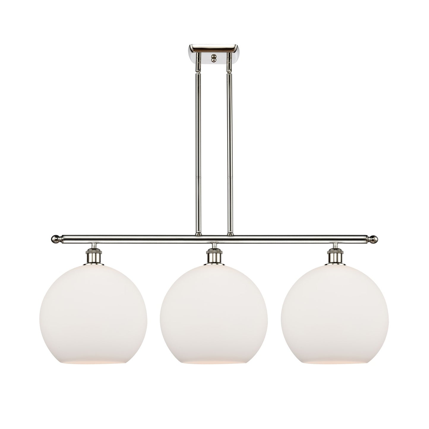 Innovations Athens 3Lt 38.25" Island Lt, Polished Nickel