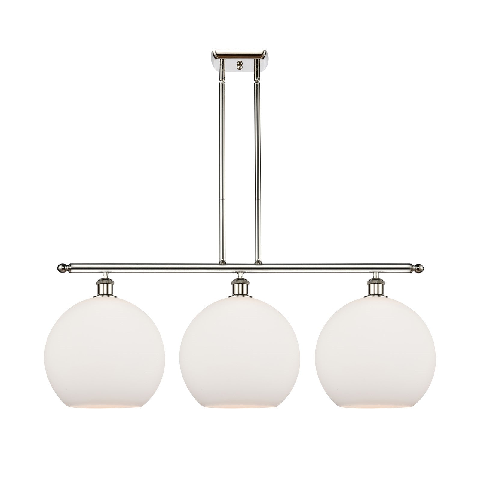 Innovations Athens 3Lt 38.25" Island Lt, Polished Nickel