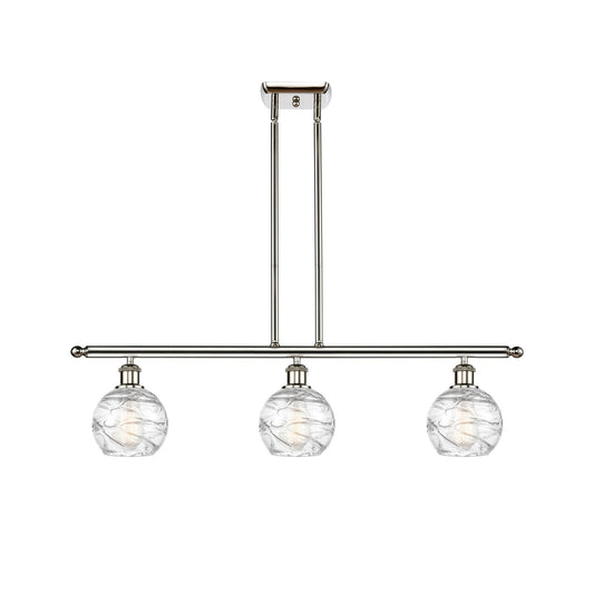 Innovations Athens Deco Swirl 3Lt 36", Polished Nickel