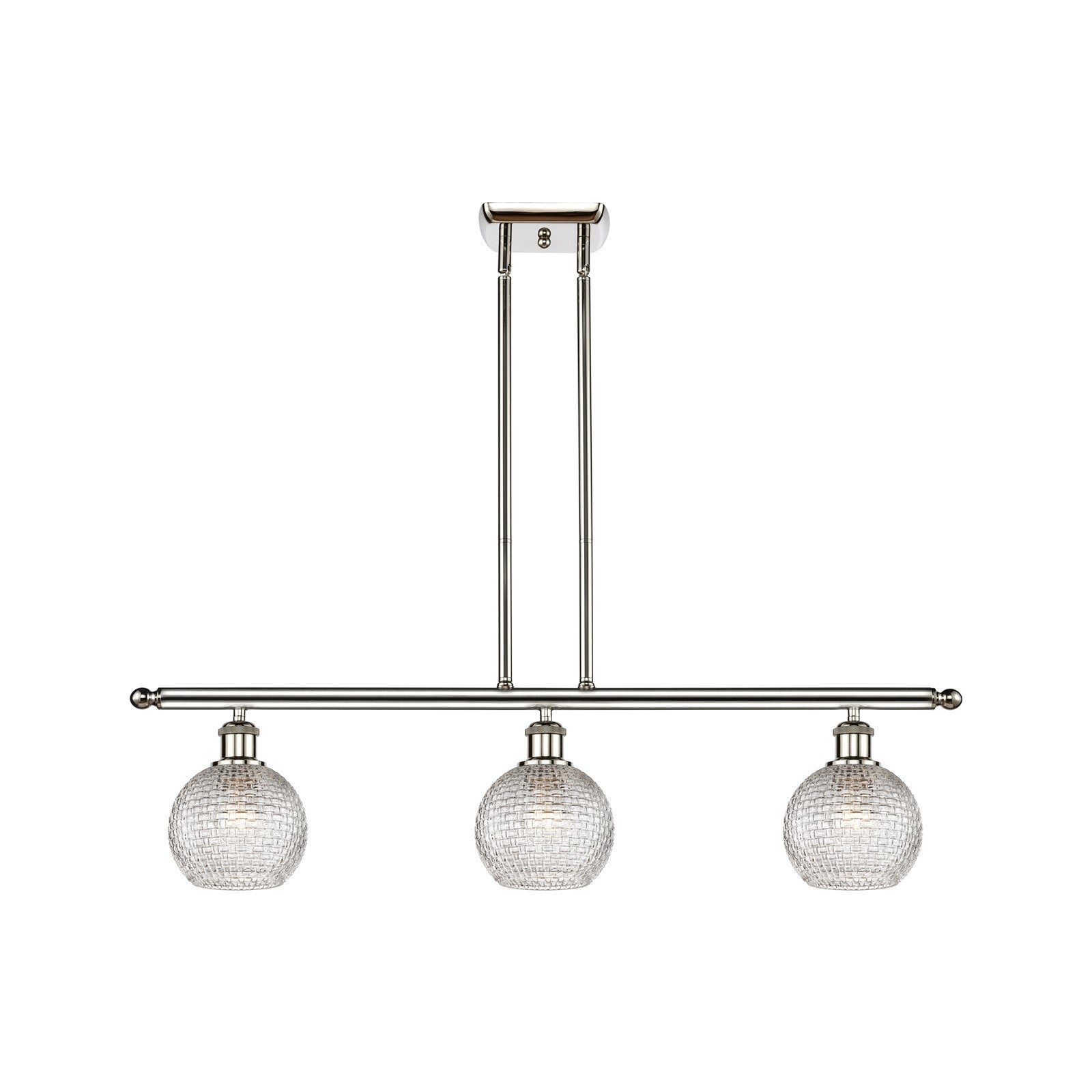 Innovations Athens 3Lt 36" Island Lt, Polished Nickel