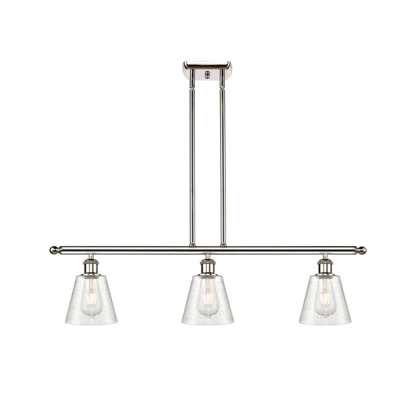 Innovations Caton 3Lt 36" Island Lt, Polished, Polished Nickel