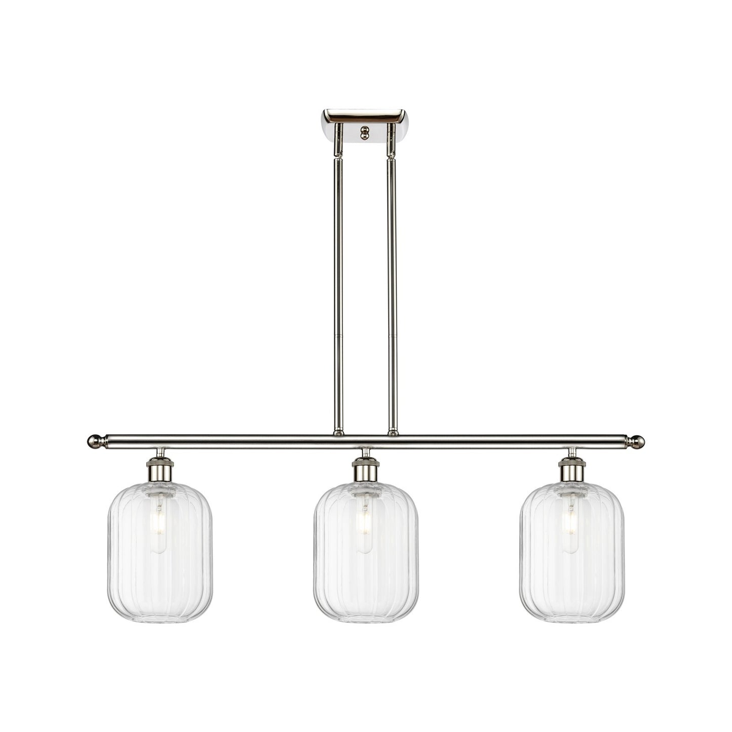 Innovations Preston Cyl 3Lt 36" Island Lt, Polished Nickel