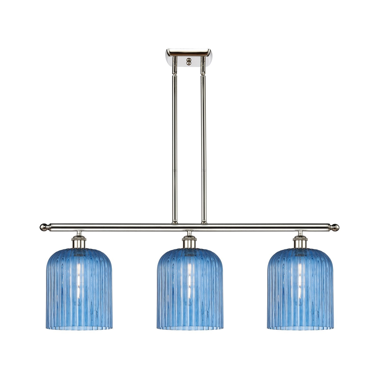 Innovations Bridal Veil 3Lt 36" Island Lt, Polished Nickel