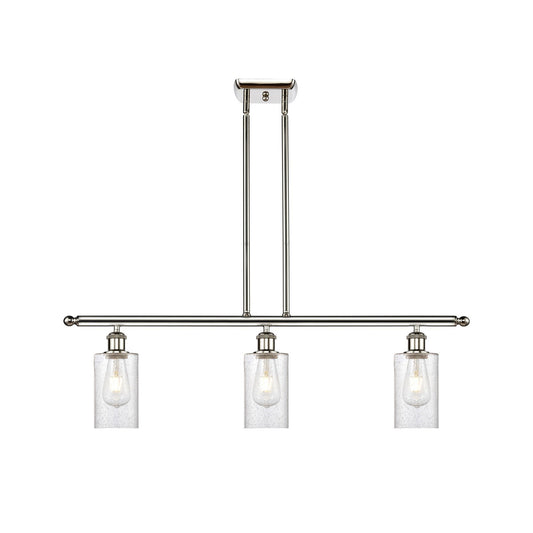 Innovations Clymer 3Lt 36" Island Lt, Polished Nickel