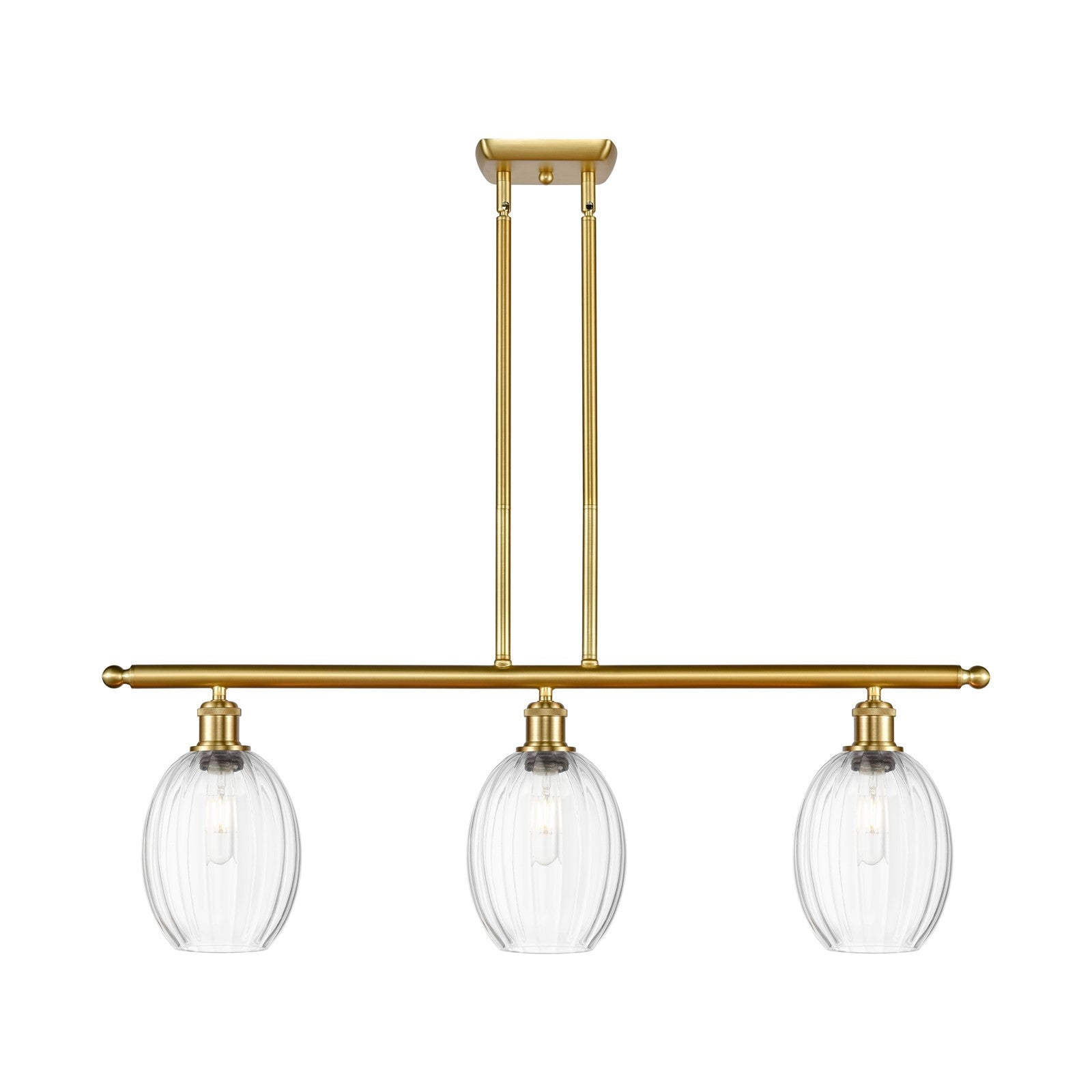 Innovations Preston Bulb 3Lt 36" Island Lt, Satin Gold