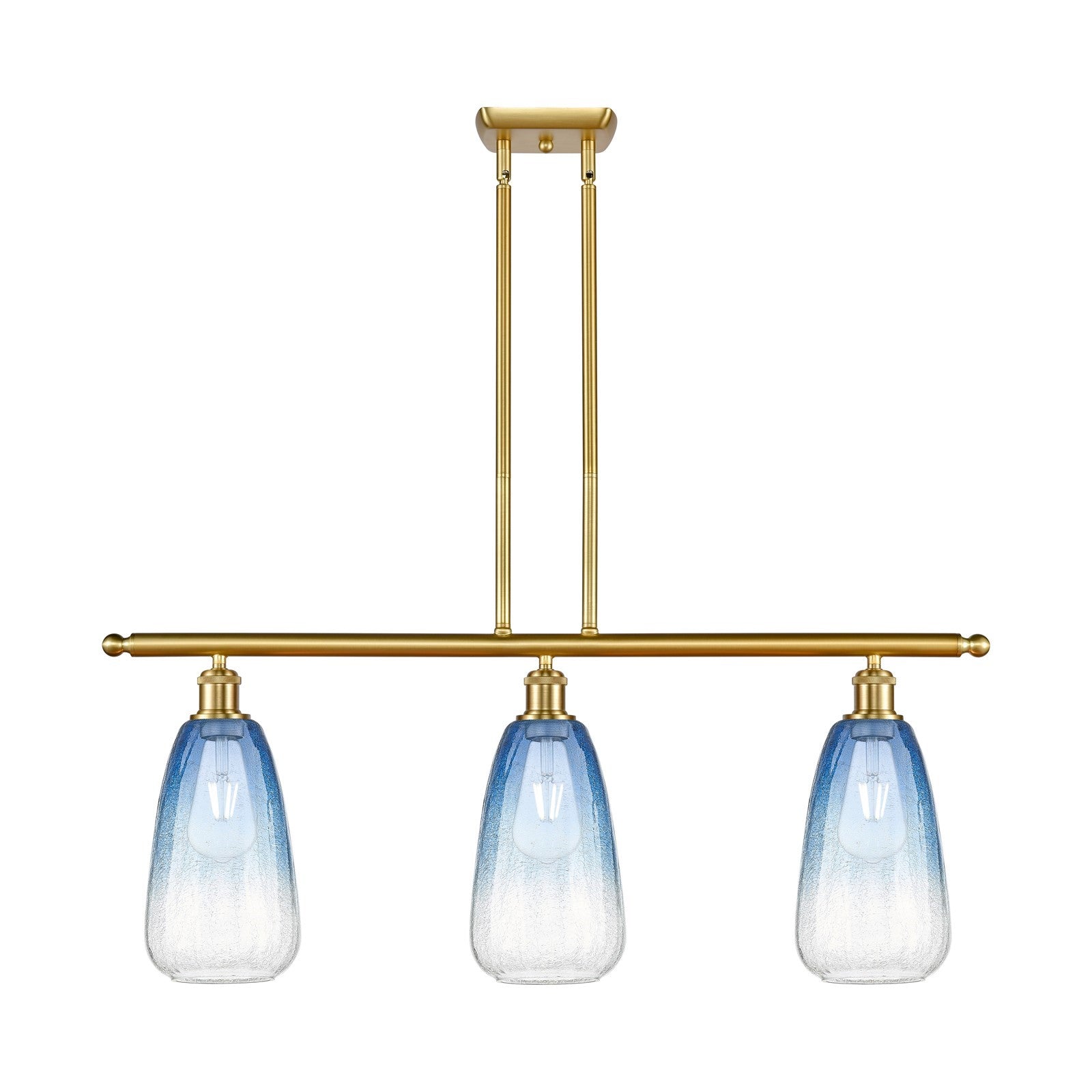 Innovations Brookhaven Almond 3Lt 36" Island, Satin Gold