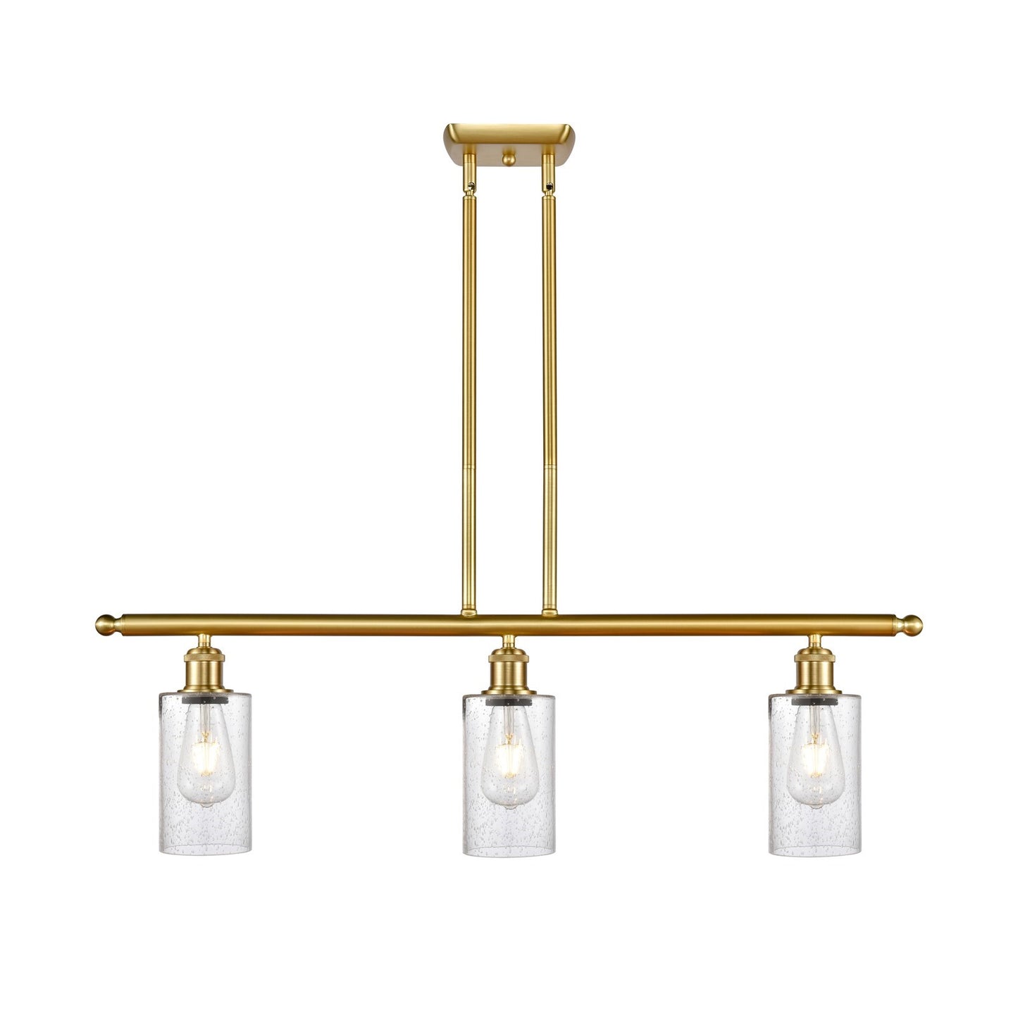 Innovations Clymer 3Lt 36" Island Lt, Satin, Satin Gold