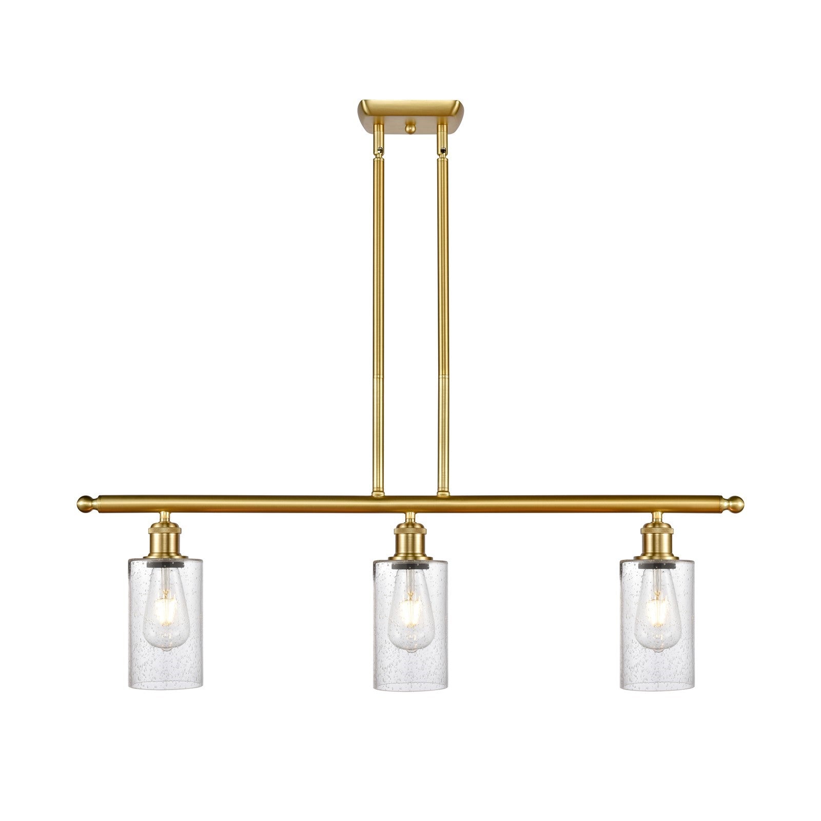 Innovations Clymer 3Lt 36" Island Lt, Satin, Satin Gold