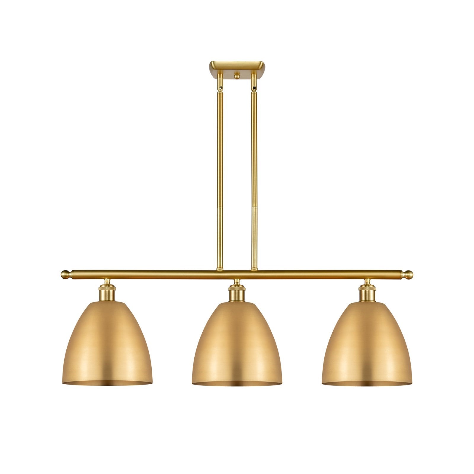 Innovations Bristol 3Lt 36" Island Lt, Satin Gold