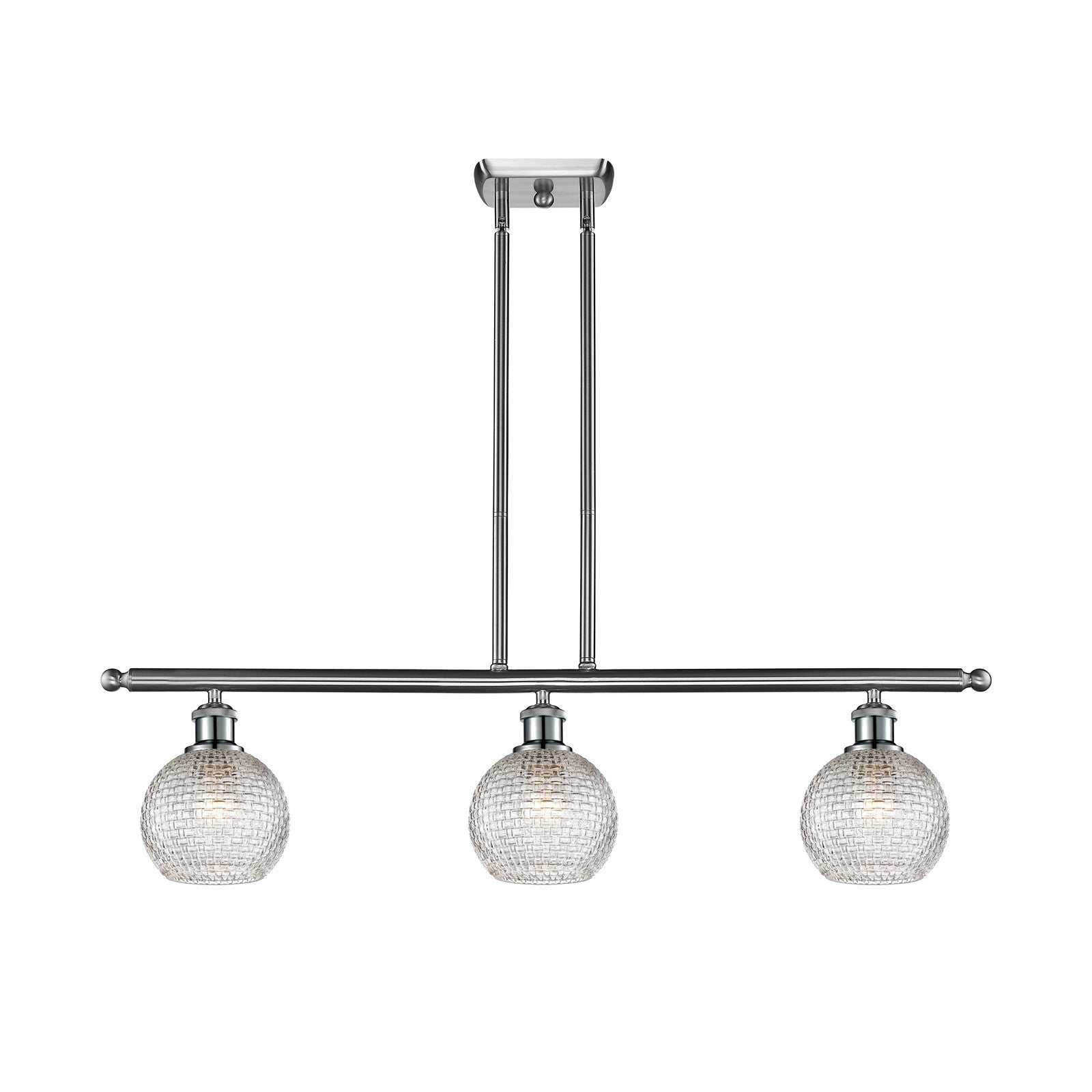 Innovations Athens 3Lt 36" Island, Brushed Satin Nickel