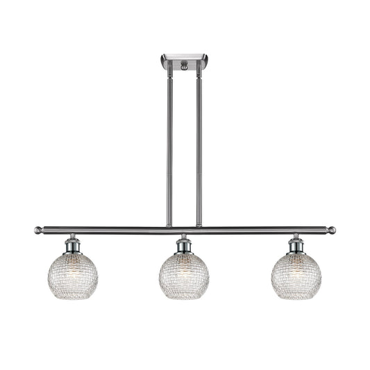 Innovations Athens 3Lt 36" Island, Brushed Satin Nickel