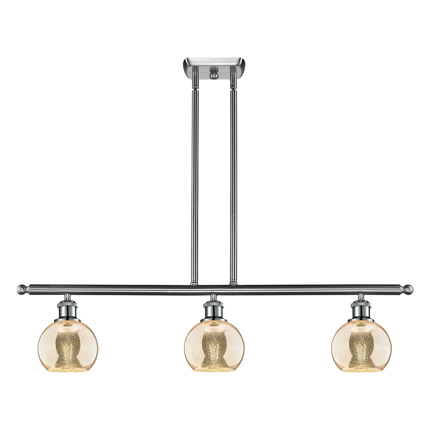 Innovations Athens 3Lt 36" Island Lt, Brushed Satin Nickel