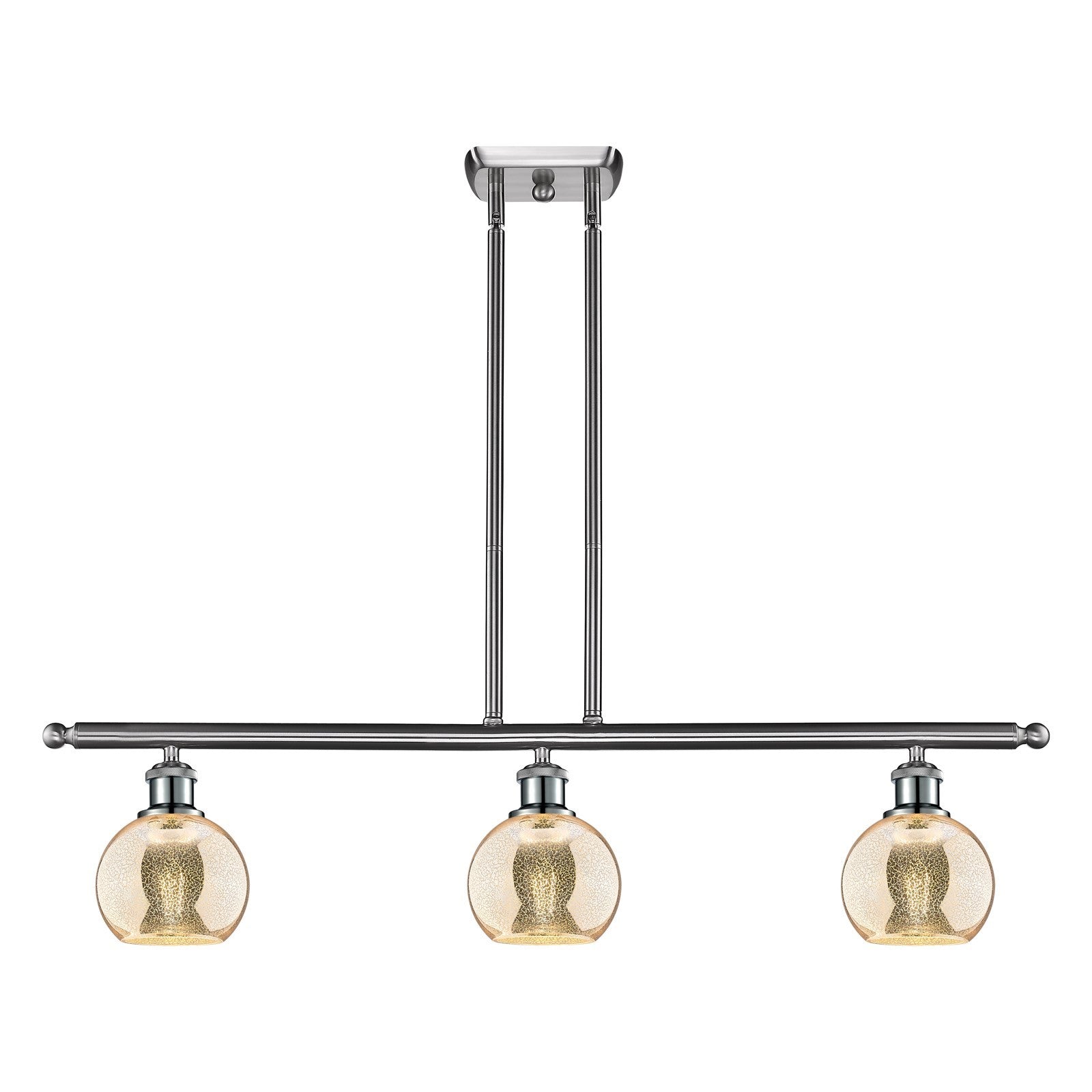 Innovations Athens 3Lt 36" Island Lt, Brushed Satin Nickel