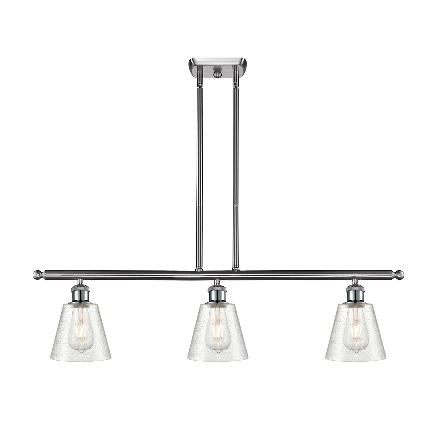 Innovations Caton 3Lt 36" Island Lt, Brushed Satin Nickel