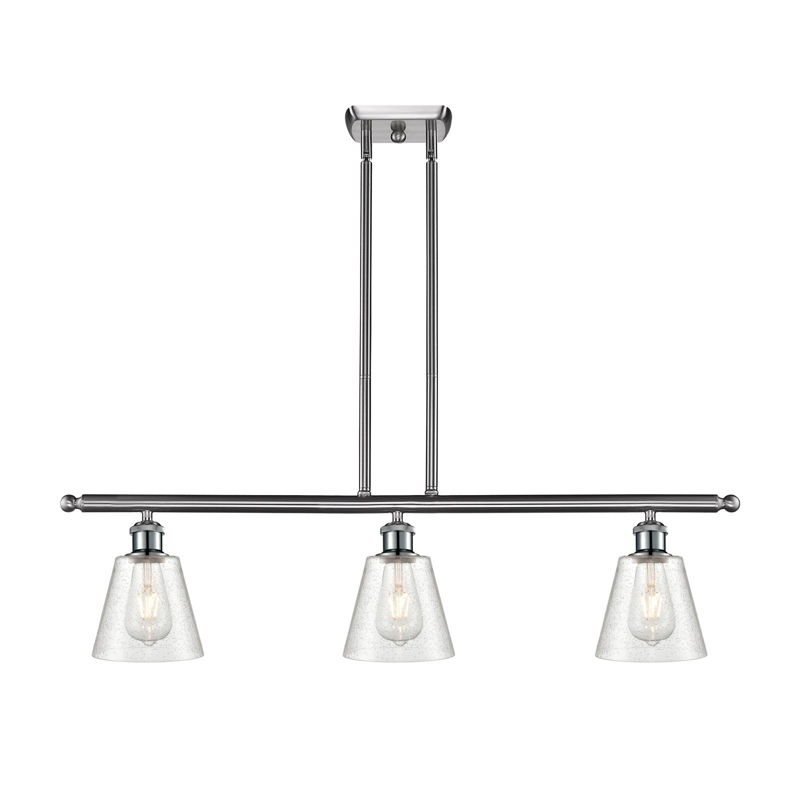 Innovations Caton 3Lt 36" Island Lt, Brushed Satin Nickel