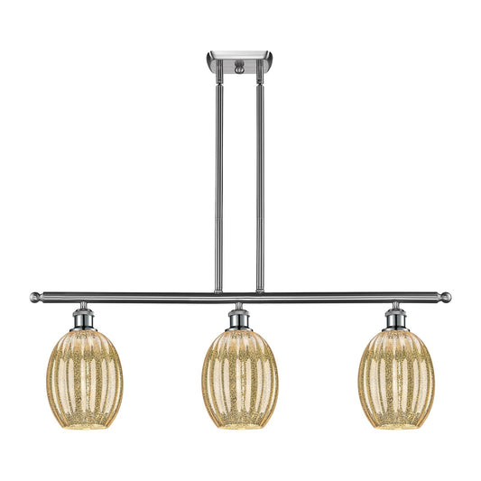 Innovations Preston Bulb 3Lt 36", Brushed Satin Nickel