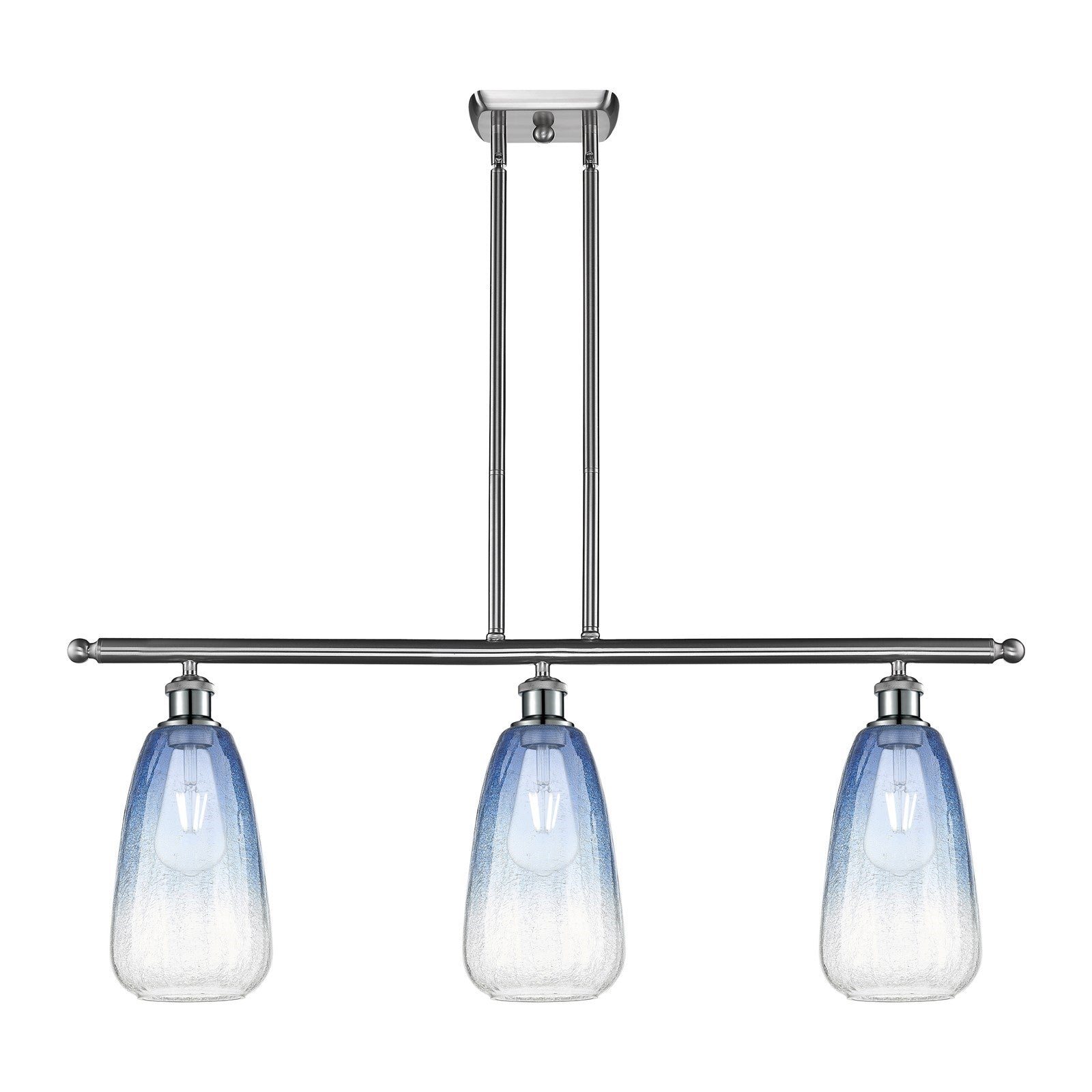 Innovations Brookhaven Almond 3Lt, Brushed Satin Nickel