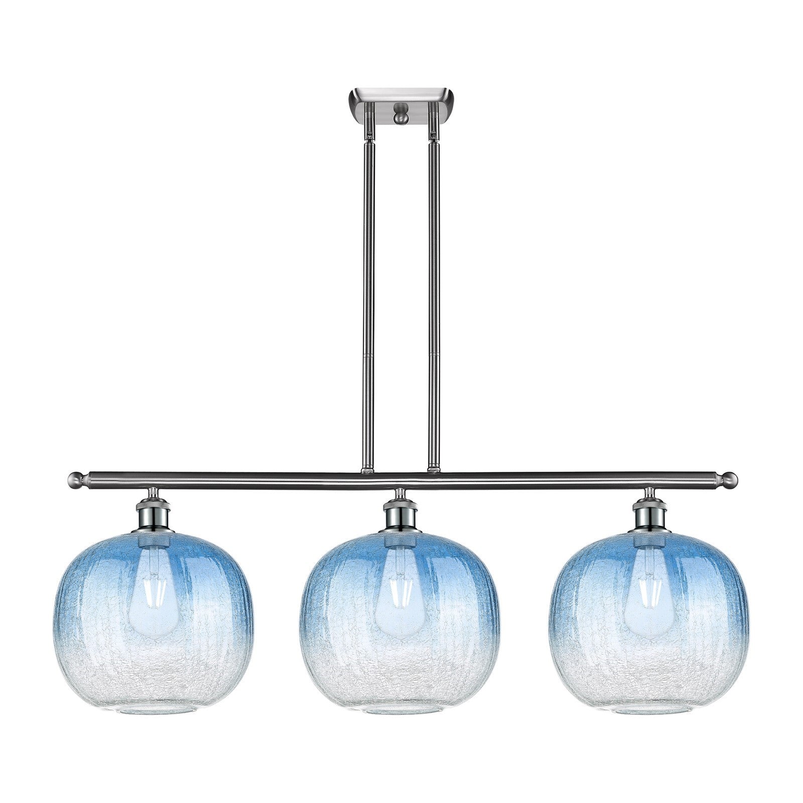 Innovations Brookhaven Sphere 3Lt, Brushed Satin Nickel