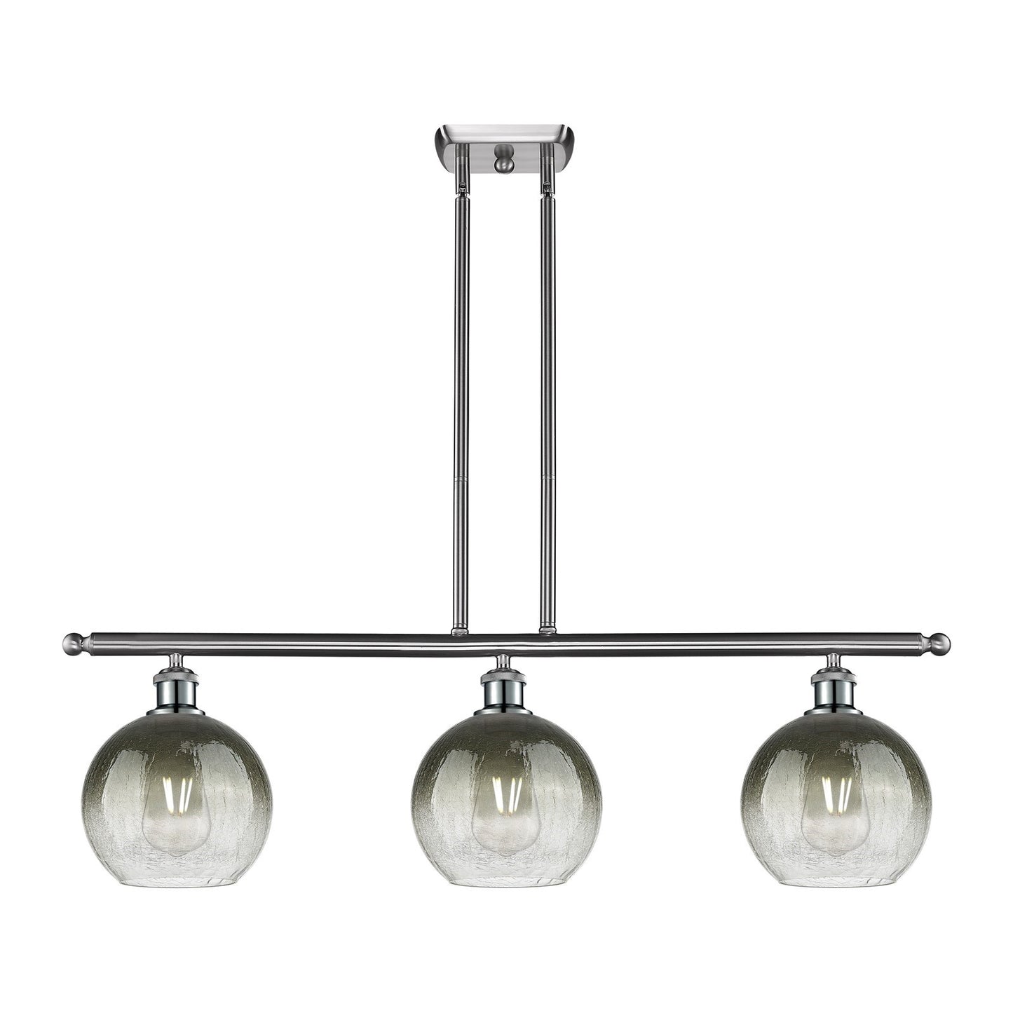 Innovations Brookhaven Globe 3Lt 36", Brushed Satin Nickel