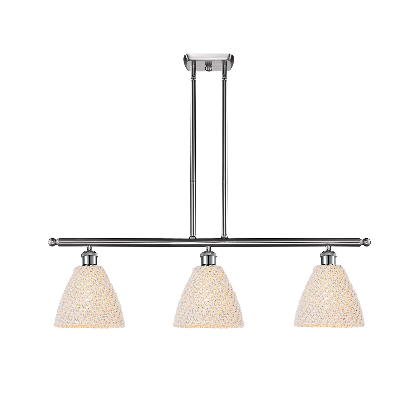 Innovations Bristol Natural 3Lt, Brushed Satin Nickel