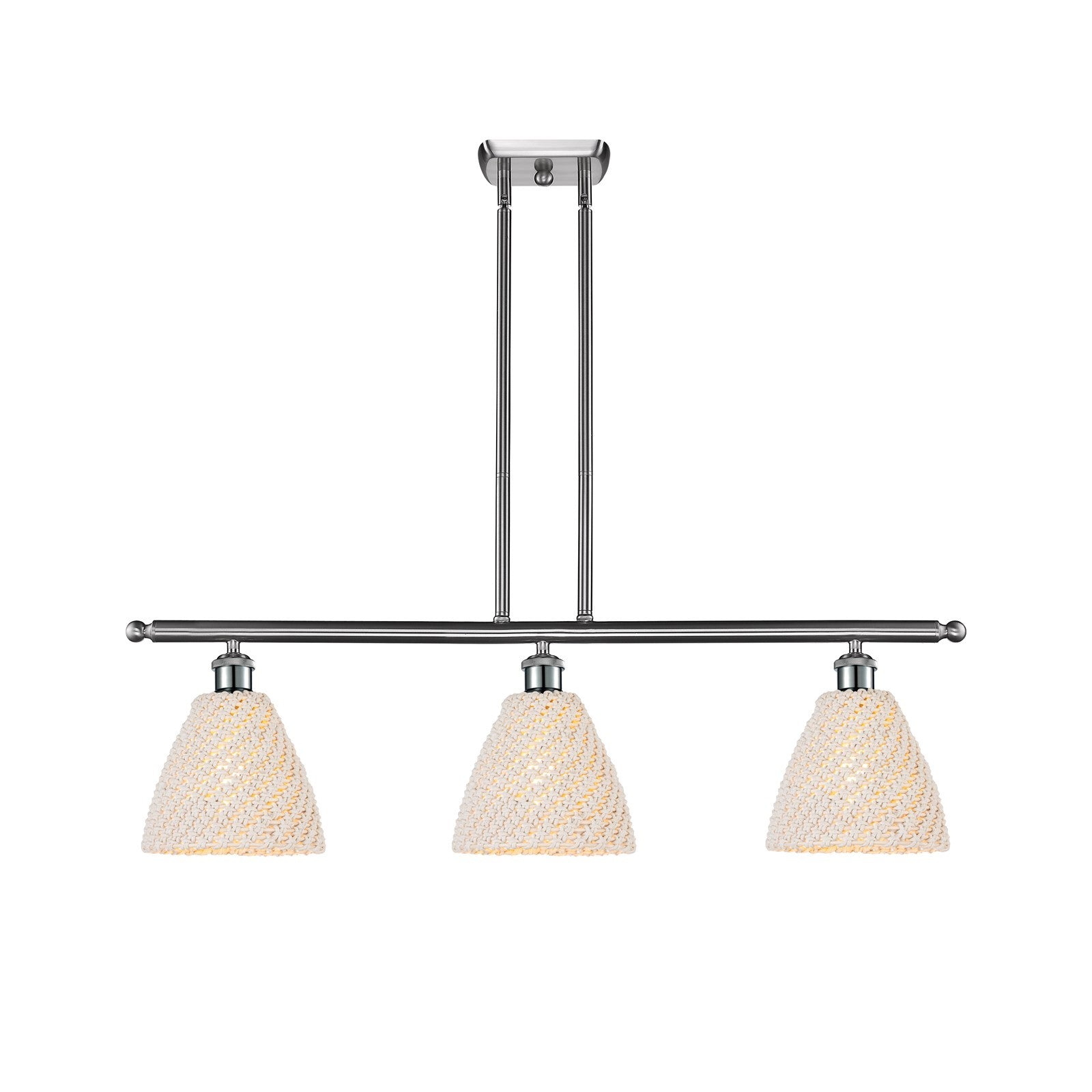 Innovations Bristol Natural 3Lt, Brushed Satin Nickel