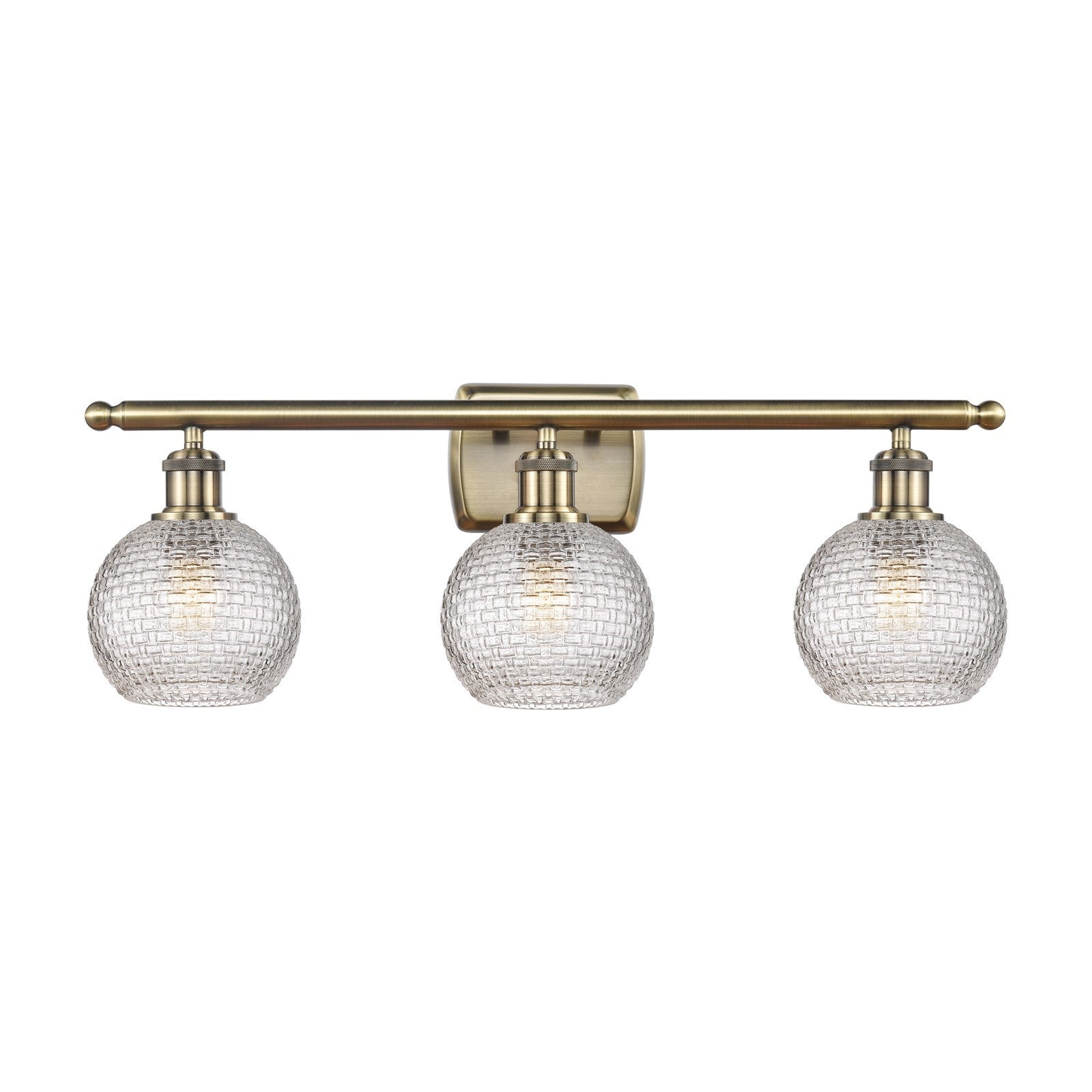 Innovations Athens 3Lt 25.875" Bath Vanity, Antique Brass