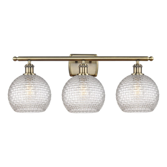 Innovations Athens 3Lt 28" Bath Vanity Lt, Antique Brass