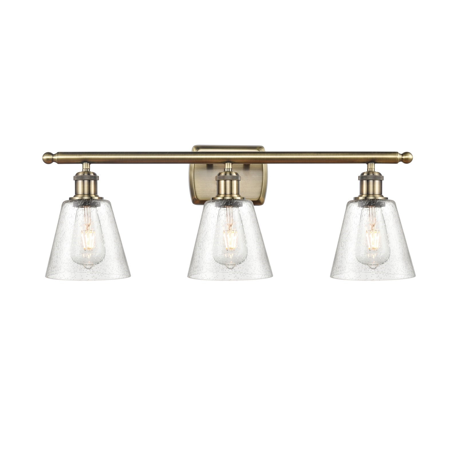 Innovations Caton 3Lt 26" Bath Vanity Lt, Antique Brass