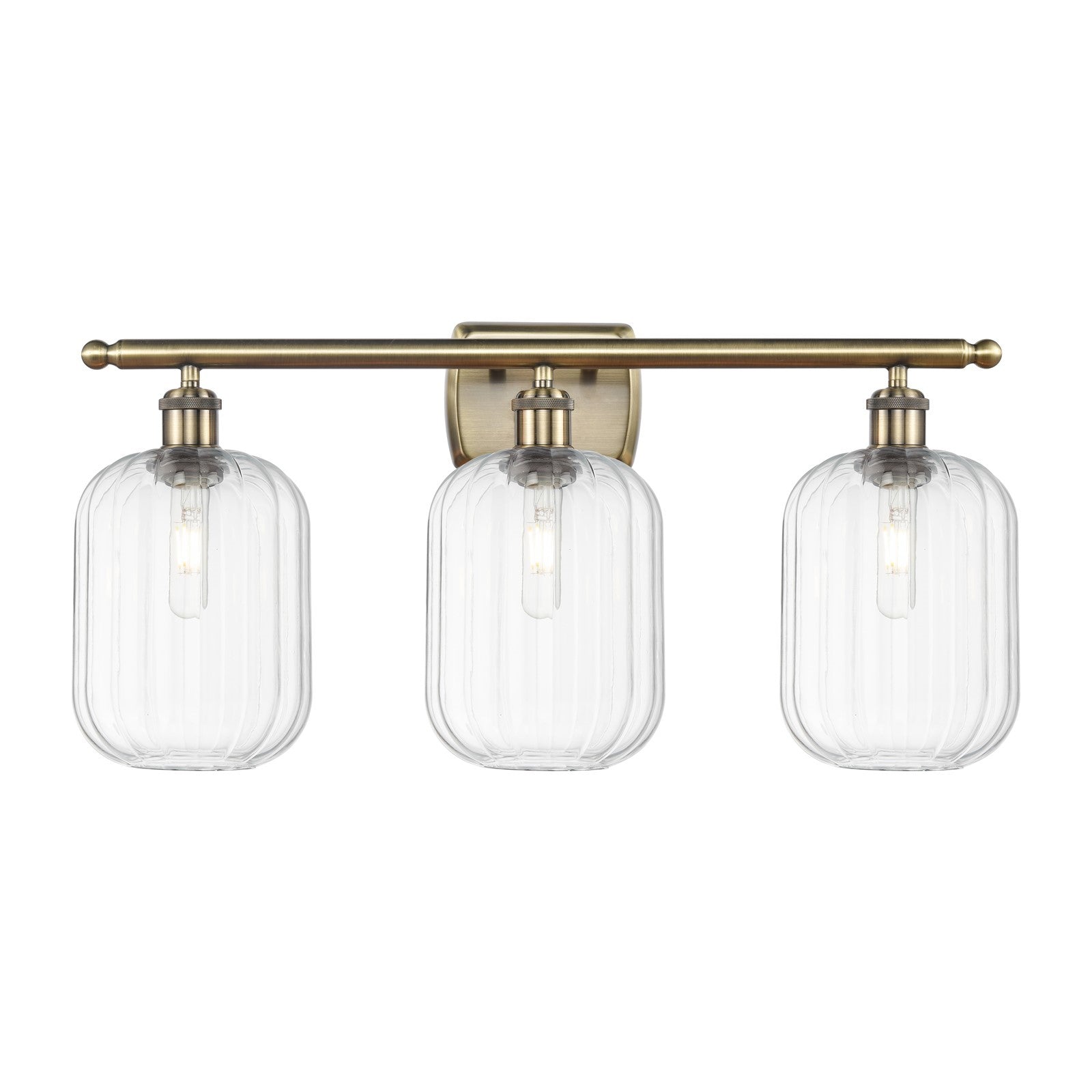 Innovations Preston Cyl 3Lt 26.75" Bath, Antique Brass