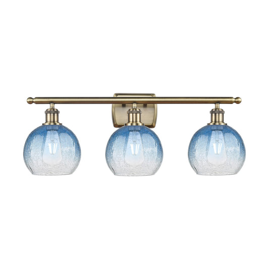 Innovations Brookhaven Globe 3Lt 27.875", Antique Brass