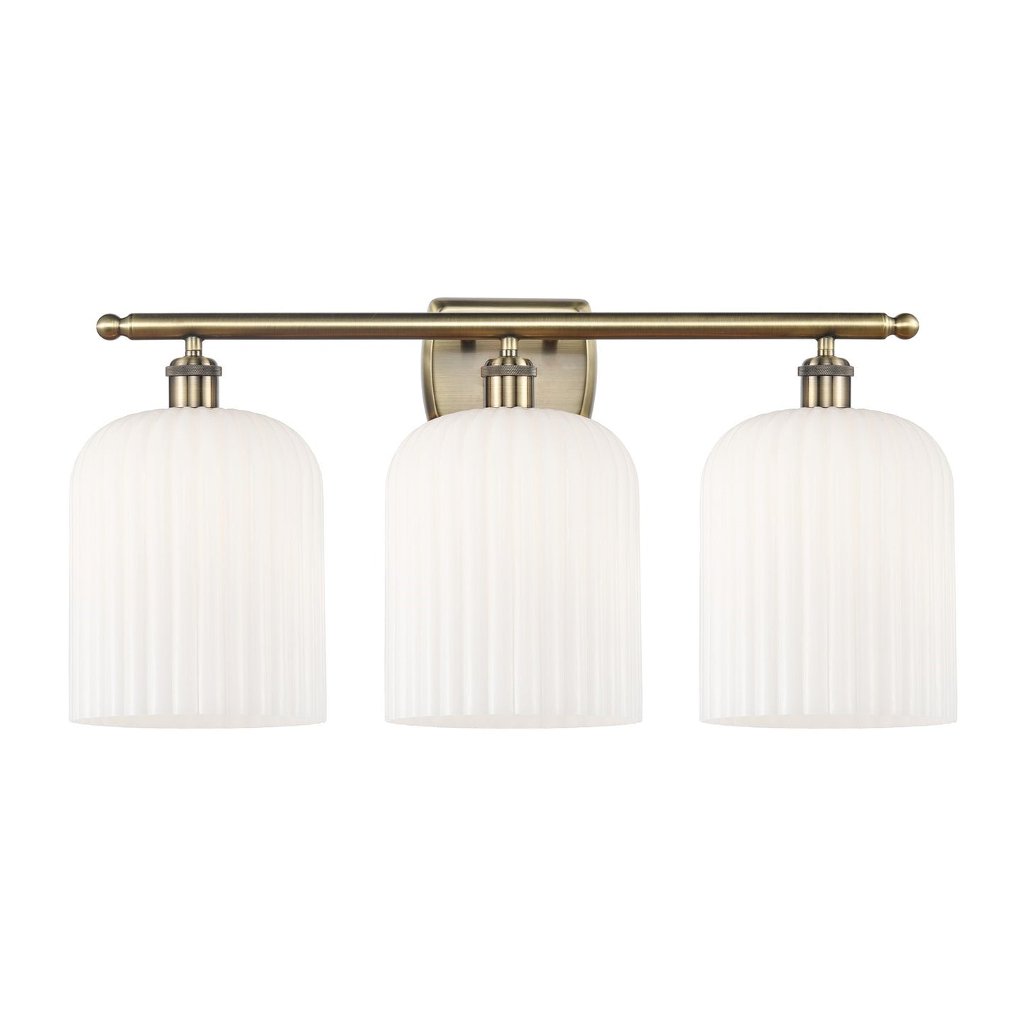 Innovations Bridal Veil 3Lt 25" Bath, Antique Brass