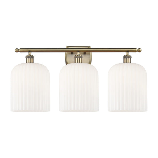 Innovations Bridal Veil 3Lt 25" Bath, Antique Brass