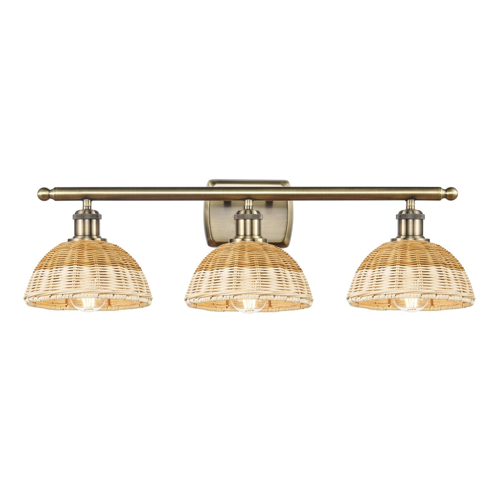 Innovations Bristol Natural II 3Lt 27.5", Antique Brass