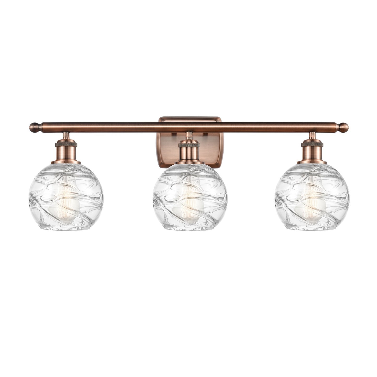 Innovations Athens Deco Swirl 3Lt 25.875", Antique Copper