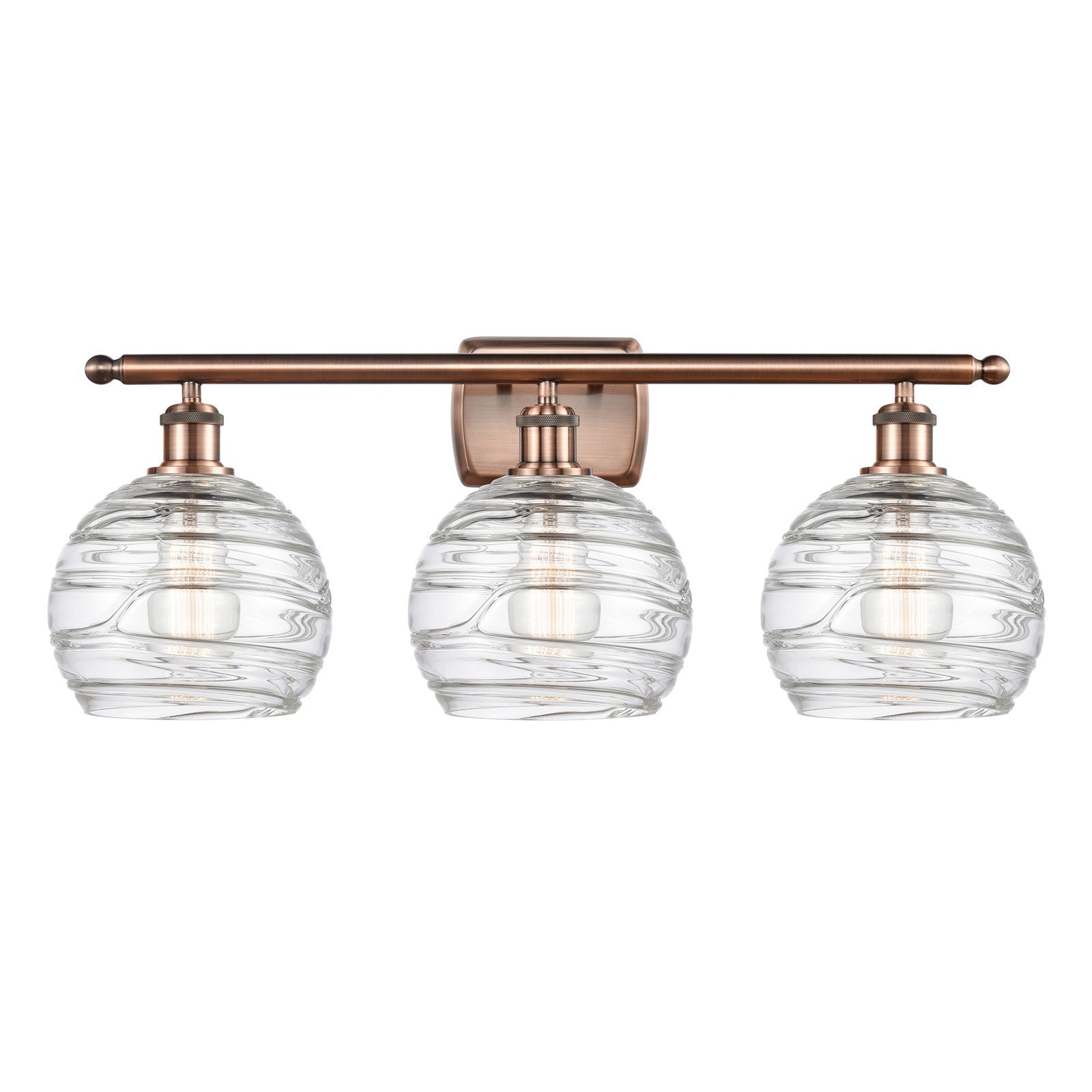 Innovations Athens Deco Swirl 3Lt 28", Antique Copper