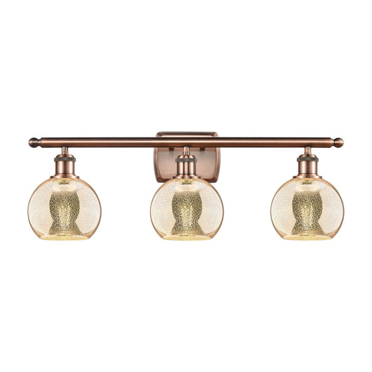 Innovations Athens 3Lt 25.875" Bath Vanity, Antique Copper