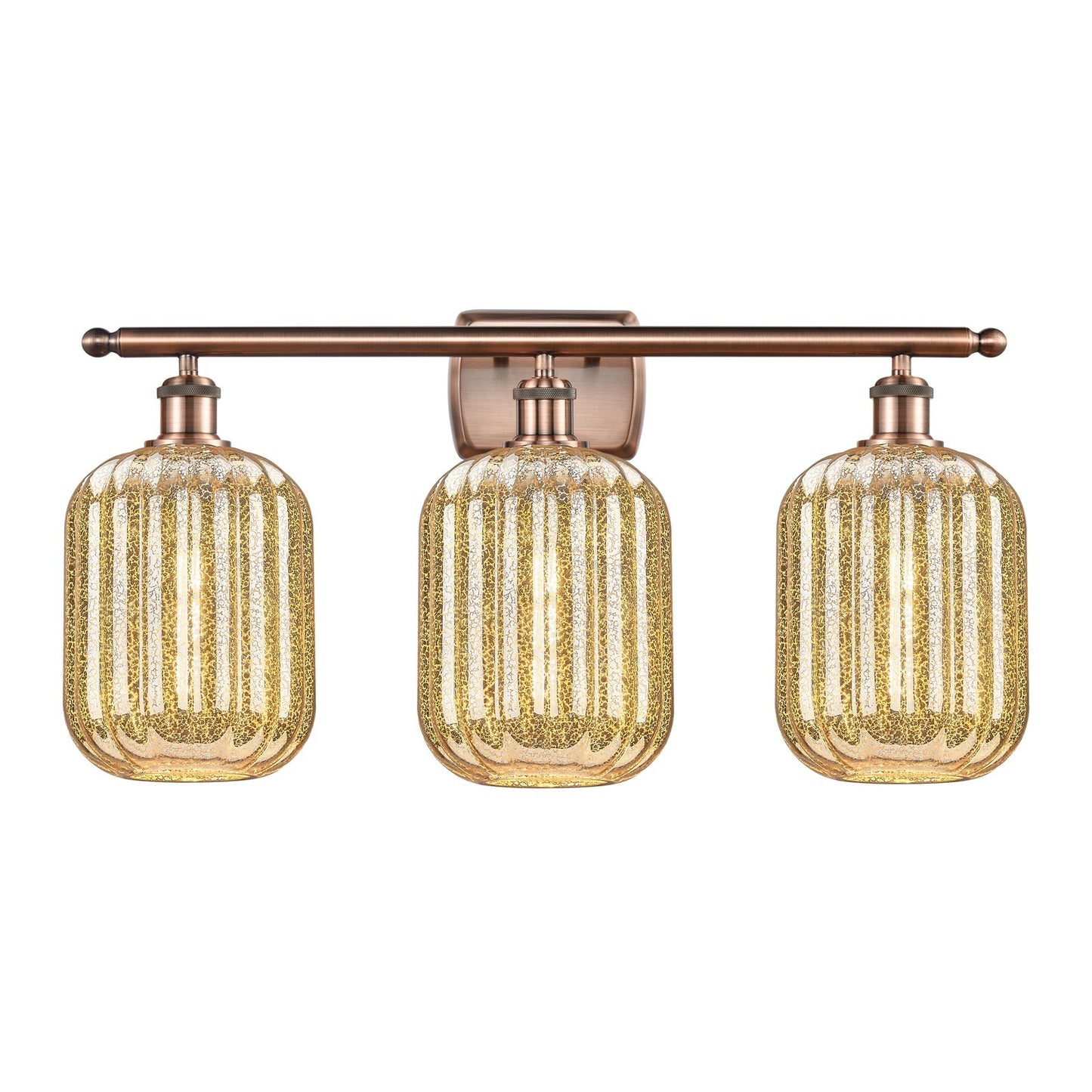 Innovations Preston Cyl 3Lt 26.75" Bath, Antique Copper
