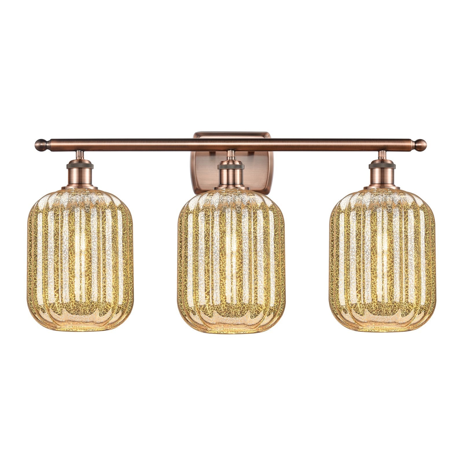 Innovations Preston Cyl 3Lt 26.75" Bath, Antique Copper
