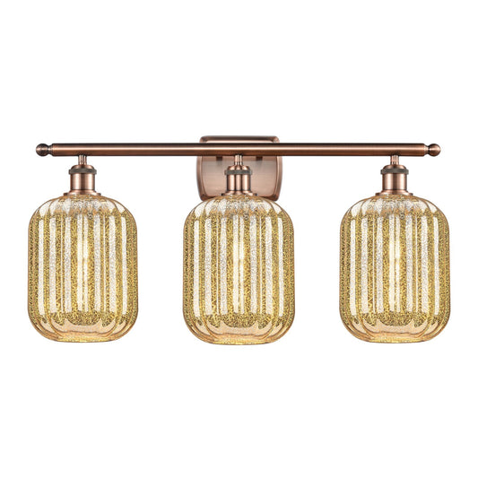 Innovations Preston Cyl 3Lt 26.75" Bath, Antique Copper