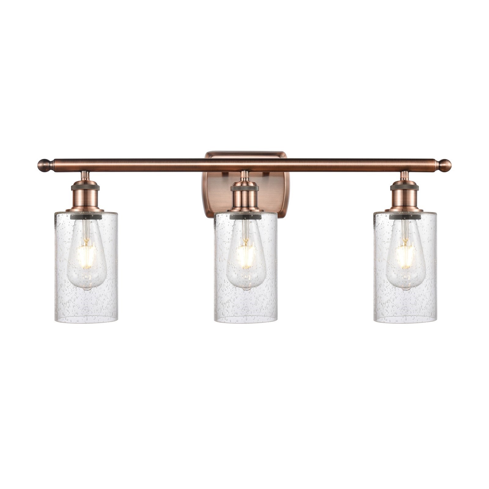 Innovations Clymer 3Lt 23.875" Bath Vanity Lt, Antique Copper