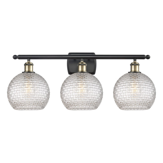 Innovations Athens 3Lt 28" Bath, Blk Antique Brass
