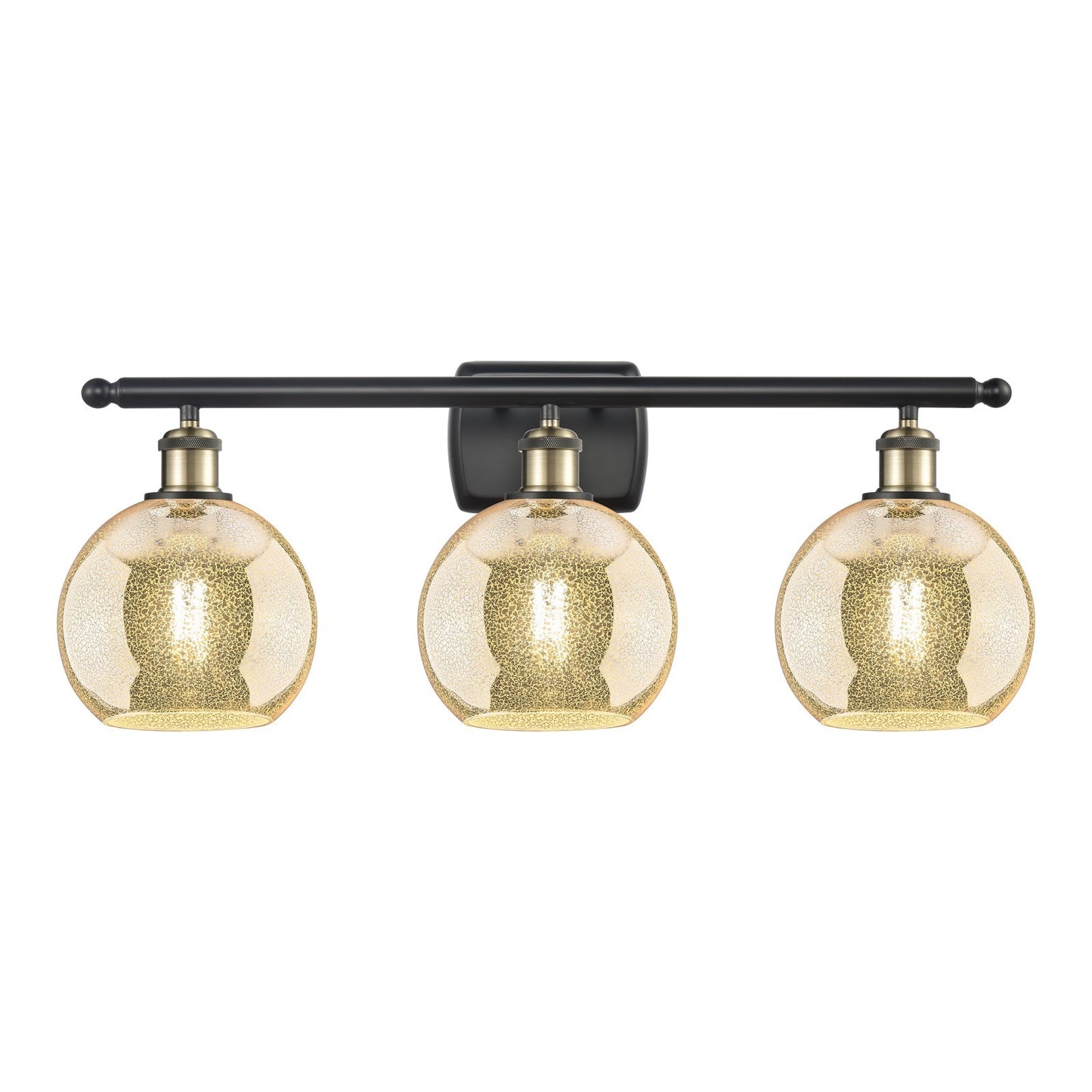 Innovations Athens 3Lt 28" Bath Vanity, Blk Antique Brass