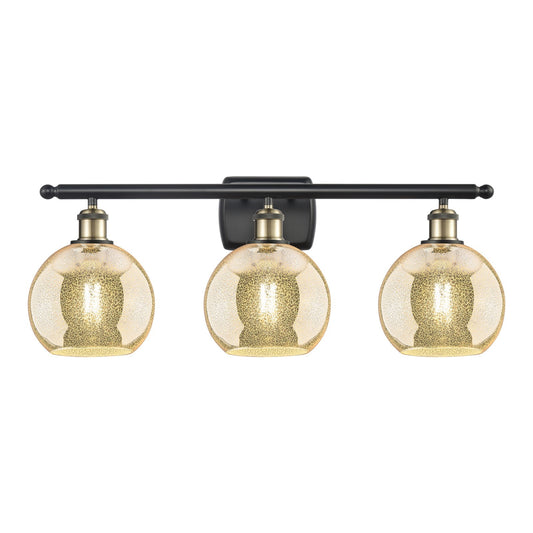 Innovations Athens 3Lt 28" Bath Vanity, Blk Antique Brass