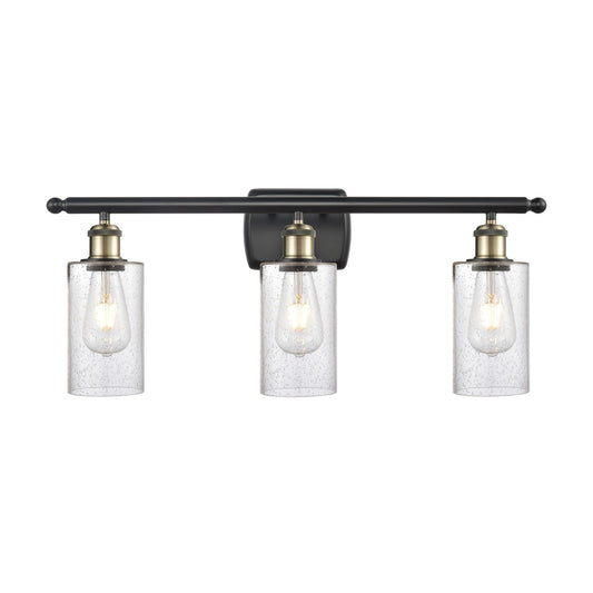 Innovations Clymer 3Lt 23.875" Bath Vanity, Blk Antique Brass