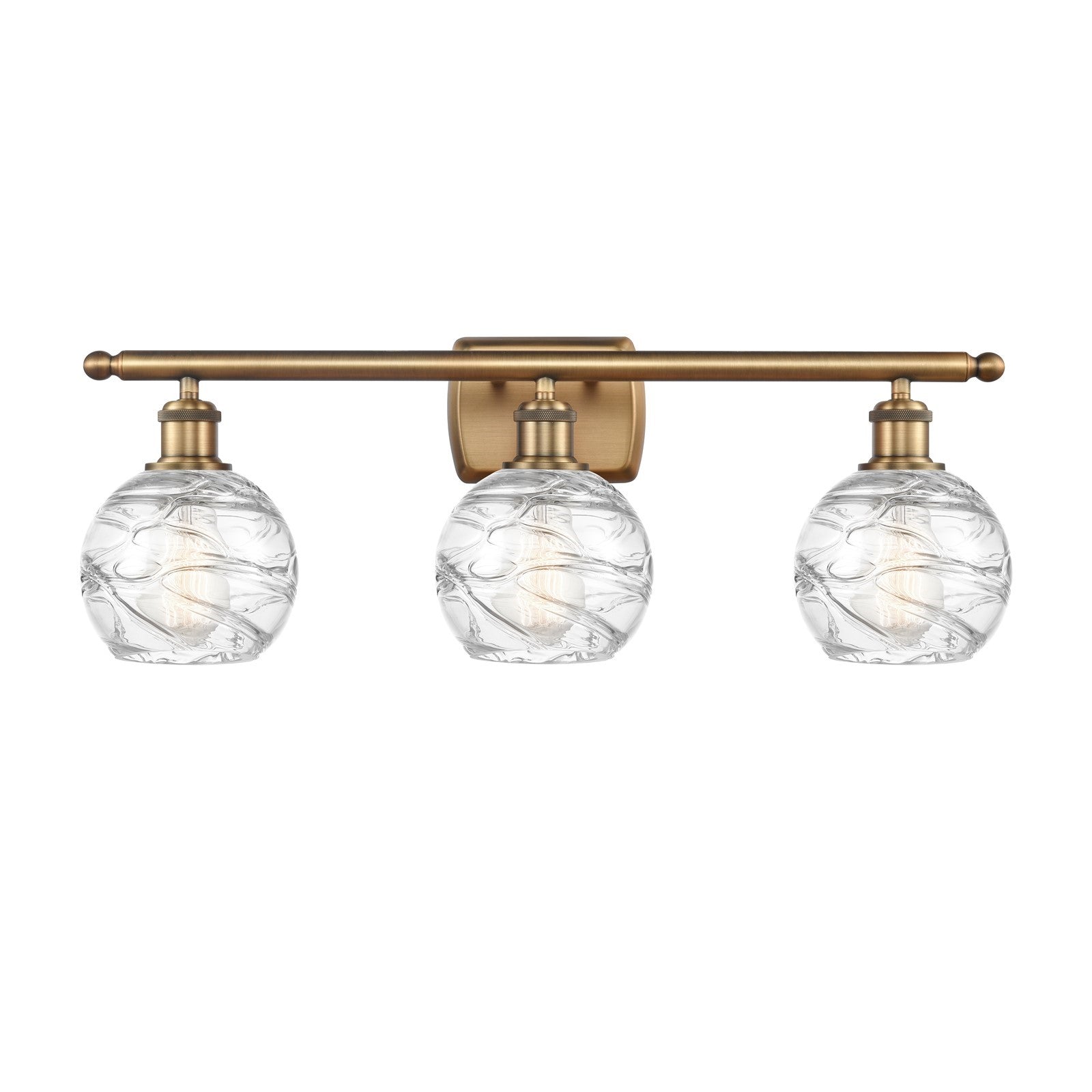 Innovations Athens Deco Swirl 3Lt 25.875", Brushed Brass